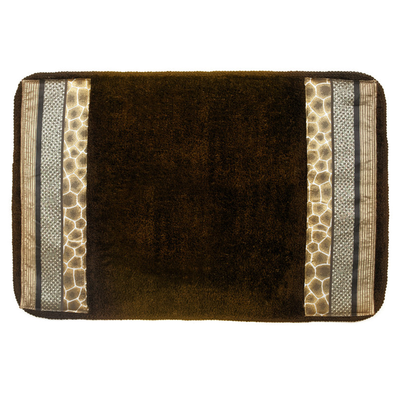 Polyester/Microfiber Non-Slip Bath Rug