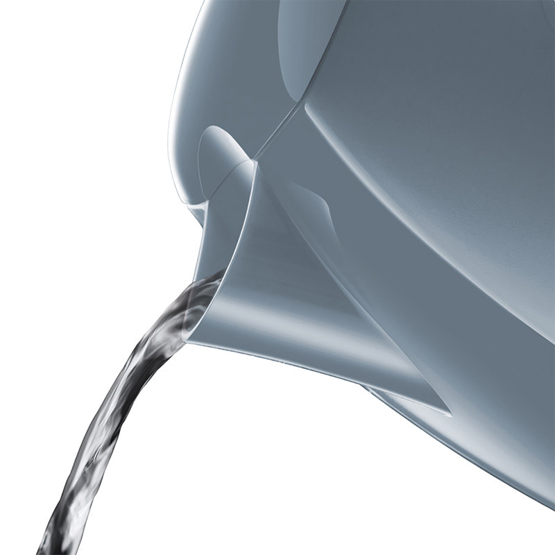 Russell Hobbs Textures 1.7L Plastic Kettle, Grey