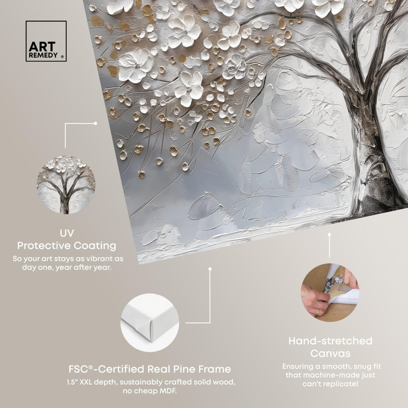 «Branchborne Elegance», toile colorée par Art Remedy, H 36 po x l 54 po x P 1,5 po, Toile tendue
