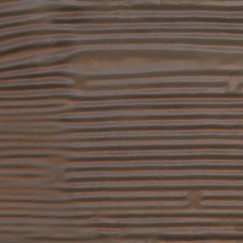 Poutre de plafond à 2 côtés en faux bois Endurathane sablé (poutre en L), H 12 po x l 4 po, Écorce de cèdre, 22 pi L