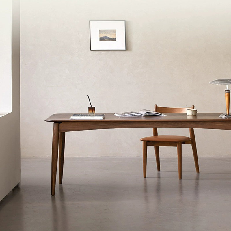 Table de salle à manger rectangulaire moderne de luxe moderne, H 29,52 po x L 94,48 po x l 35,43 po