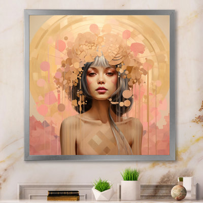 Art rétro sur toile Art nouveau rétro beauté intemporelle I - mode femme
