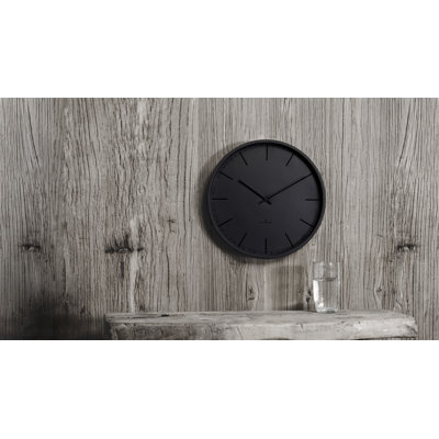 Tone25 (9.8") Wall Clock Black Index