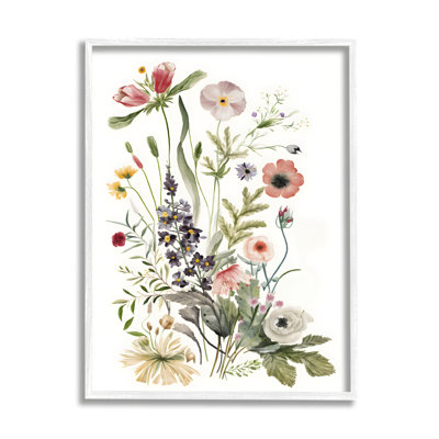 Bb-279-Framed " Subtle Wildflower Blooms "