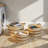 Striped Paper Nestable Baskets With Side Handles