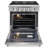 Kostch 30" Gas Range 4.55 Cu.ft. Freestanding Natural Gas Stove with 5 Burners-93528262-128731924-132044093