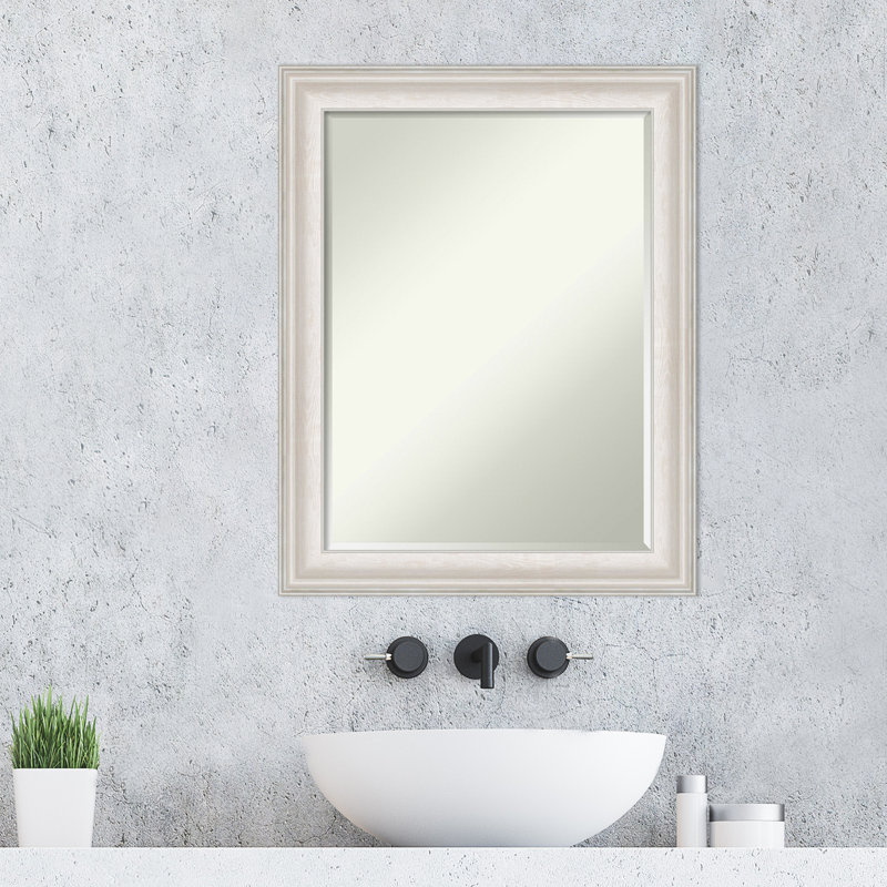 Hendrien Wood Flat Wall Mirror