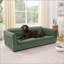 Canapé-lit surdimensionné pour chien surdimensionné avec dossier et accoudoirs pour chiens de grande taille (vert olive)-451161835