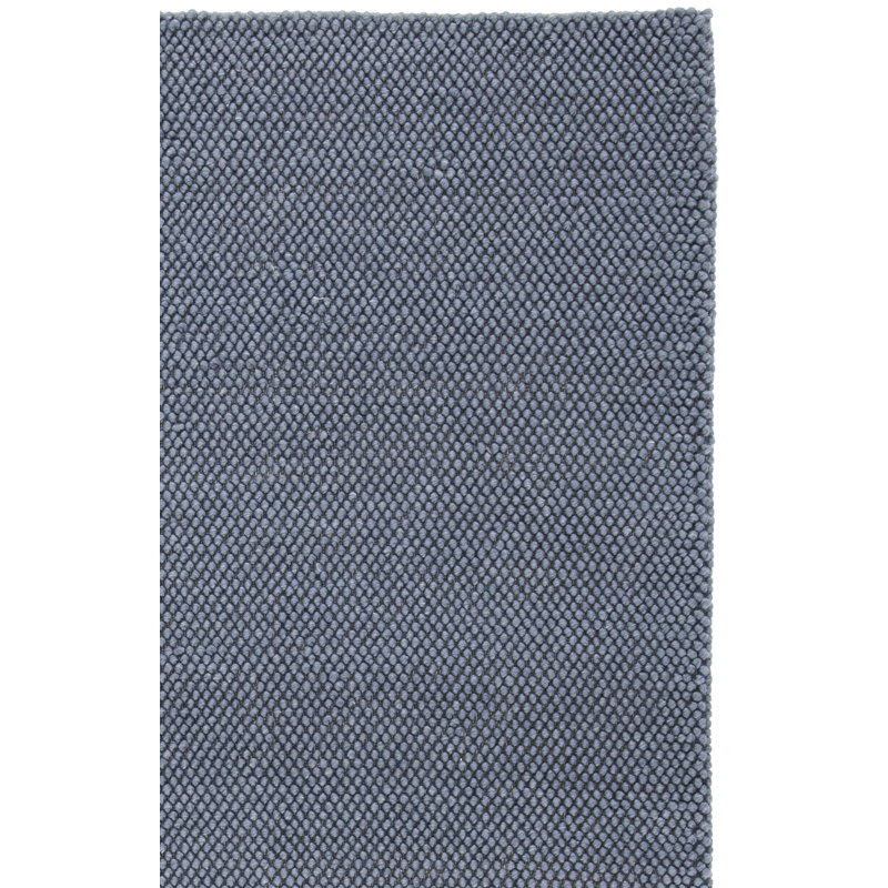 Almus Handmade Tufted Wool Dark Gray Area Rug, Runner 2'3" x 5'