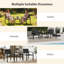2 - Person Patio Dining Set with Square Table-954498056