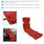 Coussin de chaise longue 23 po x 75 po - Rouge-1734967994