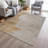 Machine Washable Indoor/Outdoor Xhevrie Gold Rug-1207715212