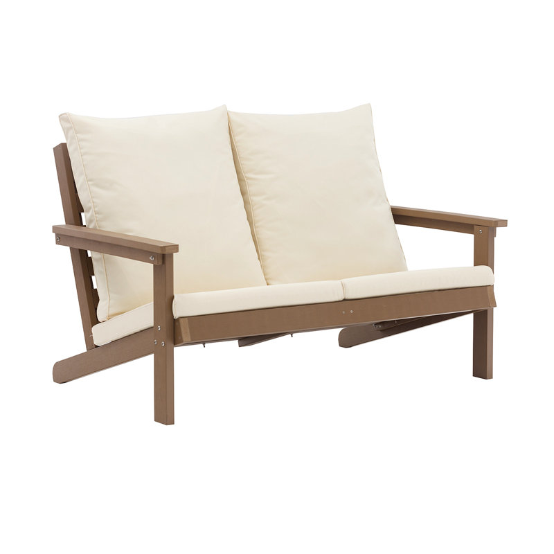Outdoor Patio Loveseat Sofa, Patio Conversation Set For Garden Backyard Deck