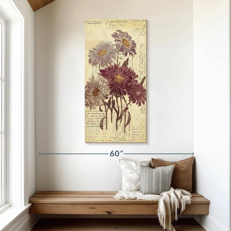 Fleurs classiques, H 48 po x l 24 po