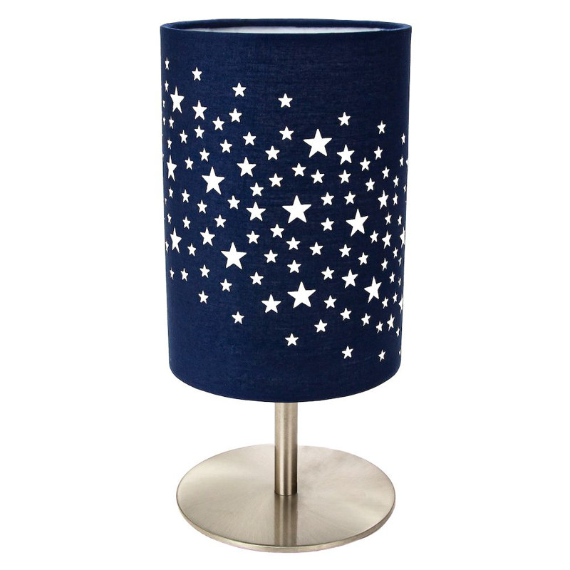 Admer Stars Decorated Children/Kids Soft Cotton Bedroom Pendant or Lamp Shade, Blue