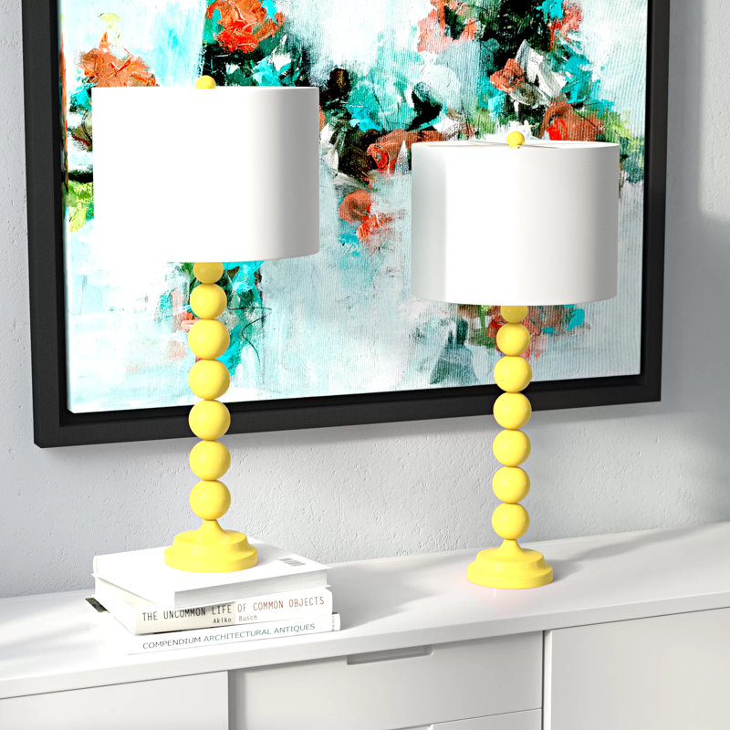 Rimini Metal Table Lamp, Yellow