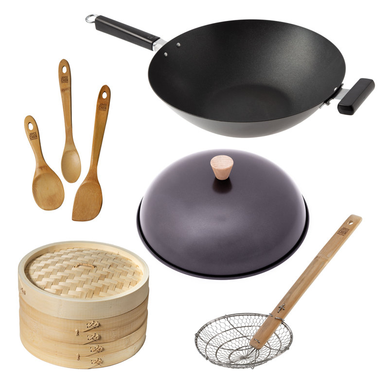 Joyce Chen Professional Series Nonstick 14" Wok Bundle, 5 Piece