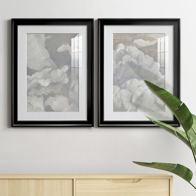 Scattered Sky I, reproduction encadrée de qualité supérieure - prête à être accrochée, Noir, H 30,5 po x l 22,5 po x P 1 po