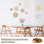 9 pièces Boho décoration murale panier mural suspendu tissé Art déco