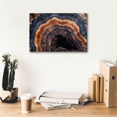  «Petrified Tree Trunk» par Rich Monet, art mural sur toile, 18 po x 12 po