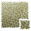 2" x 2.5" Glass Arabesque Mosaic Wall & Floor Tile-110982086