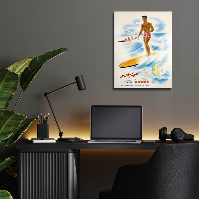 Art épique «Matson Lines Hawaii 1955» par Vintage Posters «Matson Lines Hawaii 1955» par Vintage Posters