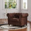 Bivens Leather Chesterfield Chair