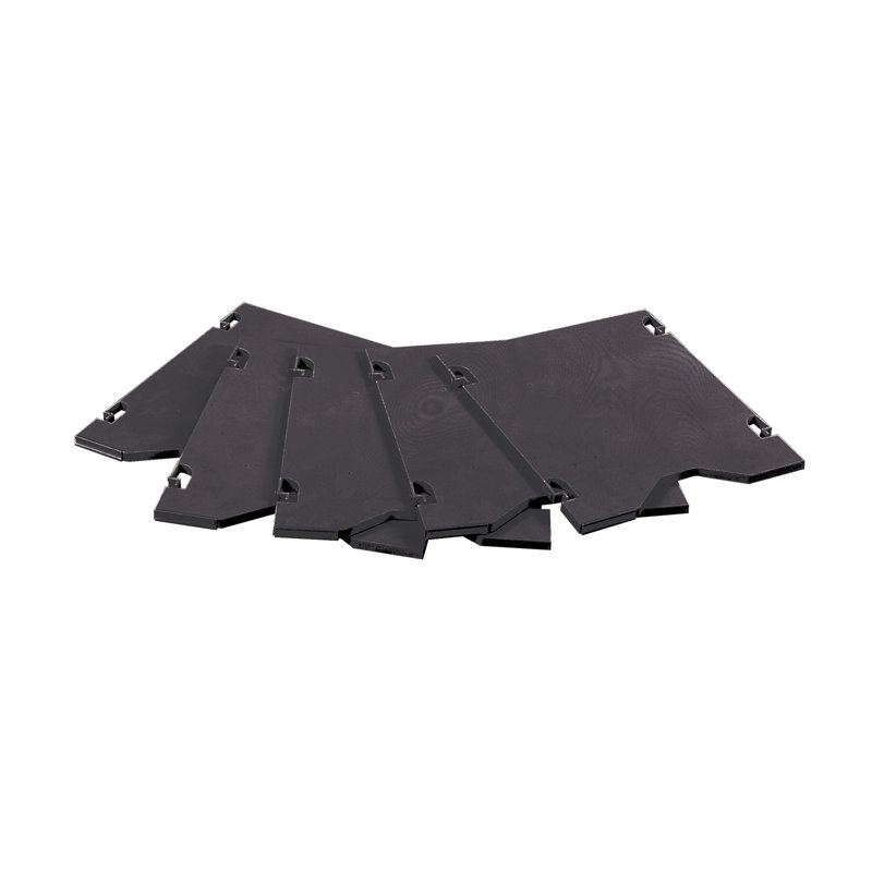 Cinq tablettes de courrier supplémentaires E-Z Sort, Noir