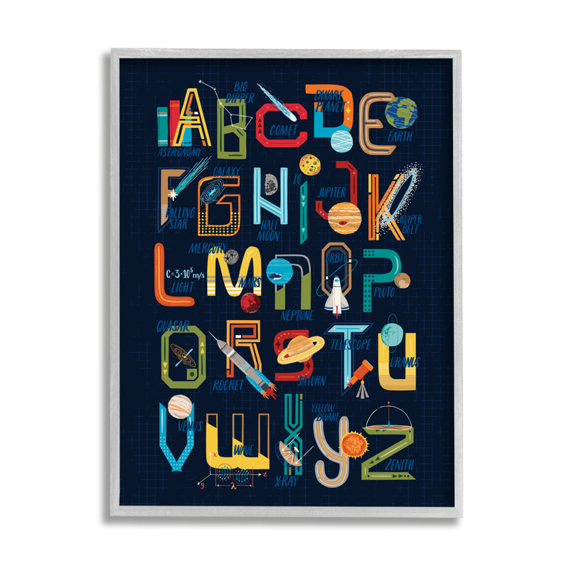 Art graphique abstrait de l'alphabet Abdul-Haqq, Estampe numérique Farmhouse, H 20 po x l 16 po