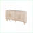 59'' Farmhouse Curved Storage Sideboard with Adjustable Shelves, Large Handles - Natural Wood Washed | Solid Wood+MDF | Kitchen-1764324468