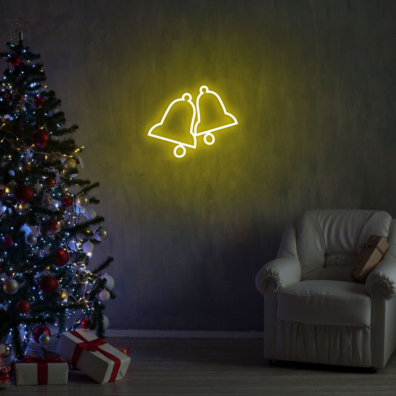 Bande d'éclairage flexible à DEL néon, imperméable IP67, 12 V DC, 12,0 x 9,4 x 0,8 pouces | 350 lumens, 3400K jaune chaud | Gabarit en mousse de PVC, système de suspension murale intégré, parfait pour la décoration intérieure, les fêtes et les événements