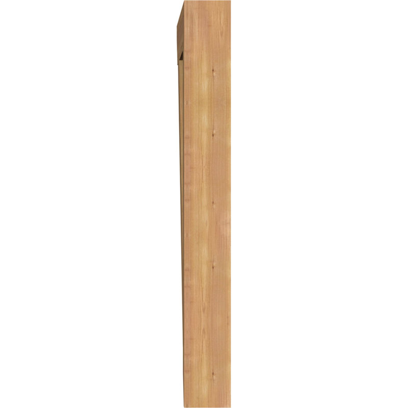 H 5,5 l, L 5 1/2 po x P 36 po x H 48 po, Cèdre rouge de l'Ouest lisse