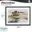 «Desert Oasis with Palm Reflection», reproduction encadrée sous verre, design by Chromatique Storm Studio-1914270737-1914270741