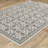 Ehlena Floral Oriental Ivory/ Blue Area Rug-2128698777