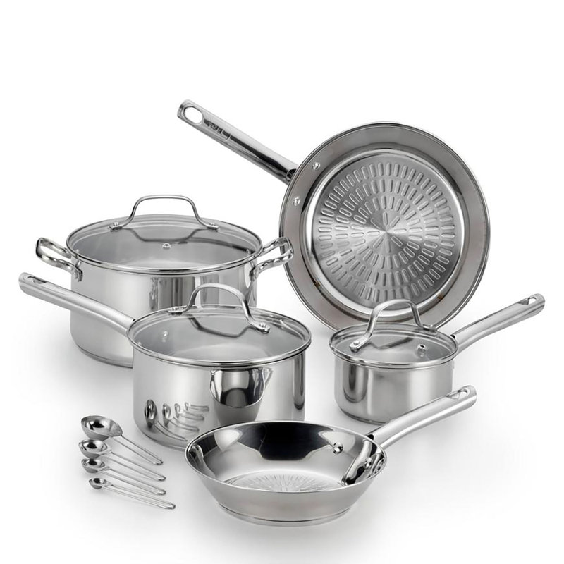 Signature 12-piece Cookware Set, Stainless Steel