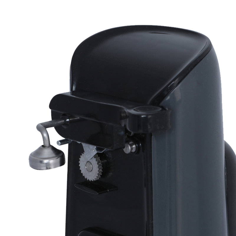 White and Gray Tall Electric Can Opener with Bottle Opener
