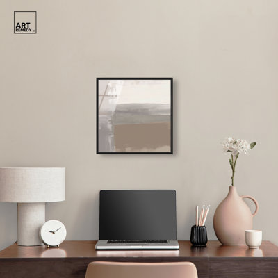 Riverbed Clay Acrylic Print Minimalist Wall Art by Art Remedy, Ready to Hang, 12 x 12