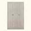 Armoire à 3 portes avec tablettes