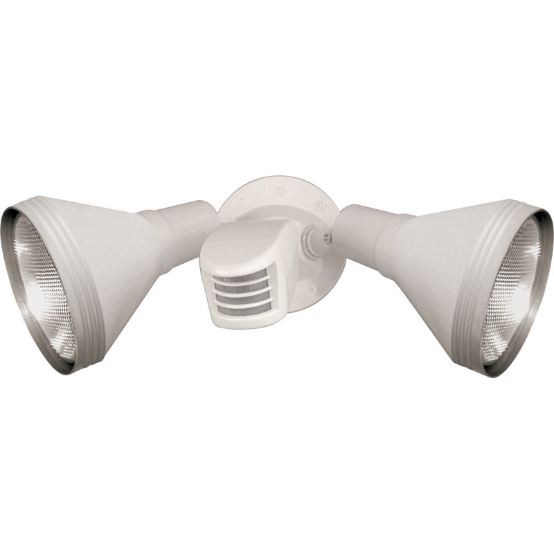Projecteur d'extérieur de sécurité 150 watts avec capteur de mouvement Burkinshaw, Blanc