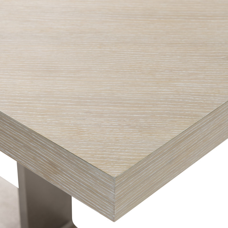 Solaria Extendable Solid Wood Double Pedestal Dining Table