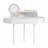 Makeup Vanity Desk with Large Storage, LED Mirror & Stool, Adjustable Brightness for Precise Beauty Routines