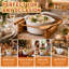 Plat de cuisson en grès avec support en bambou Bay Isle Home Herschel
