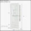 Vitrine 71 po autoportante avec 2 tiroirs de rangement, garde-manger rembourré, porte vitrée et tablettes réglables - blanc