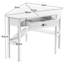color Corner Computer Desk Home Office Writing Study Desk with Storage Drawer & Shelves-496767214
