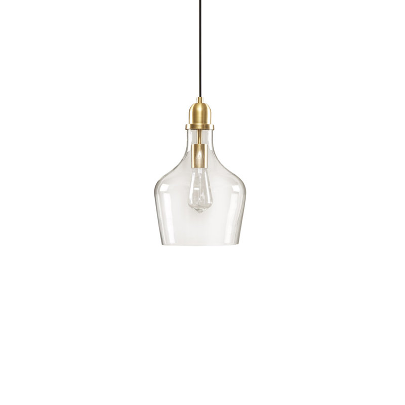 Basnett 1 - Light Kitchen Island Pendant, Gold, Blue