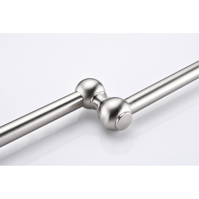 Brushed Nickel Kitchen Pot Filler Faucet, Wall Mount With Folding Function, Double Handles For Easy Water Release, Surface