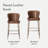 Maven Lane Naomi Stool Faux Leather-108989925-108989927