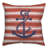 Striped Reversible Throw Pillow-2075365000