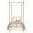 Turkay Metal Canopy Bed Frame-1203360076-1203314993