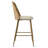 Camili Boucle Upholstered Rattan Counter Stools